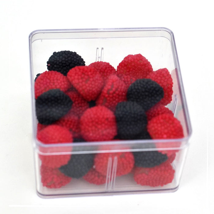 CandiExotics Gummy Candies - Black Raspberry Shaped Fruit Flavored Jelly Candy Perfect for Kids and Adults alike (250gm)