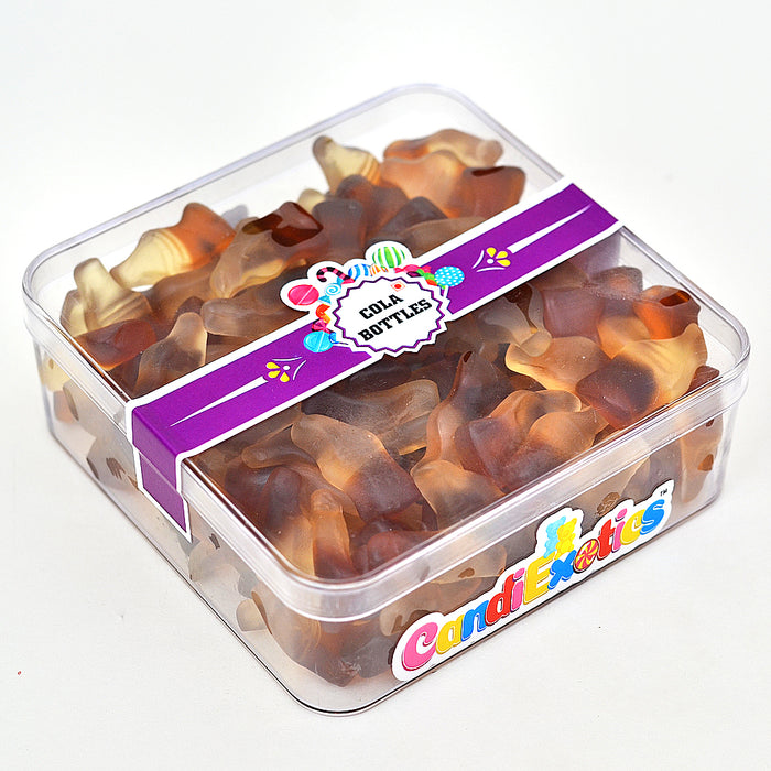 CandiExotics Cola Bottle Shaped Gummy Candies Unique Jelly Candy Irresistible Flavor Perfect for Kids and Adults alike (500gm)