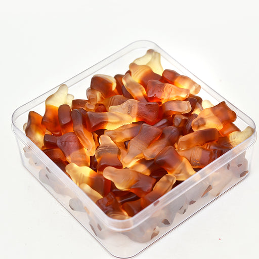 CandiExotics Cola Bottle Shaped Gummy Candies Unique Jelly Candy Irresistible Flavor Perfect for Kids and Adults alike (500gm)