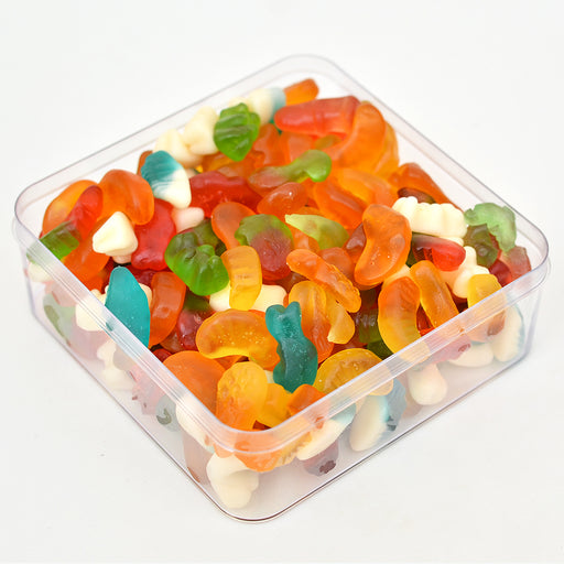 CandiExotics Jelly Mix Mixed Fruit and Animal Shaped Gummy Candies - Assorted Fruit Flavors and Fun Shapes Jelly Candy Perfect for Kids and Adults (500gm)