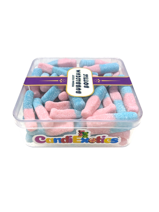 CandiExotics Gummy Candies - Veg Fizzy Bubblegum Bottle Gummy Jelly Candy Perfect for Kids and Adults alike (500gm)