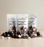 Dark Chocolate Coated Marshmallow Candy - Image 3